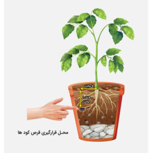 قرص کود ارگانیک بیز 120 عددی